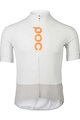 POC Cyklistický dres s krátkym rukávom - ESSENTIAL ROAD LOGO - biela/šedá