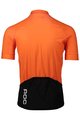 POC Cyklistický dres s krátkym rukávom - ESSENTIAL ROAD - oranžová/čierna