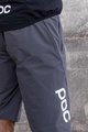 POC Cyklistické nohavice krátke bez trakov - ESSENTIAL ENDURO - šedá