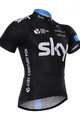 BONAVELO Cyklistický dres s krátkym rukávom - SKY 2014 - čierna