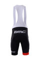 BONAVELO Cyklistické nohavice krátke s trakmi - BMC 2017 - čierna