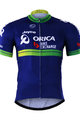 BONAVELO Cyklistický dres s krátkym rukávom - ORICA 2017 - modrá