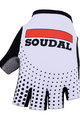 BONAVELO Cyklistické rukavice krátkoprsté - LOTTO SOUDAL 2019 - biela