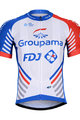 BONAVELO Cyklistický dres s krátkym rukávom - GROUPAMA FDJ 2019 - biela