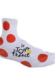 BONAVELO Cyklistické návleky na tretry - TOUR DE FRANCE - biela/červená