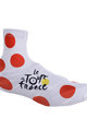 BONAVELO Cyklistické návleky na tretry - TOUR DE FRANCE - červená/biela