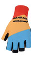 BONAVELO Cyklistické rukavice krátkoprsté - BAHRAIN MCLAREN - žltá/červená
