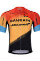 BONAVELO Cyklistický dres s krátkym rukávom - BAHRAIN MCLAREN 2020 - červená/žltá/čierna