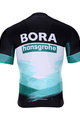 BONAVELO Cyklistický dres s krátkym rukávom - BORA 2020 - biela/čierna/zelená
