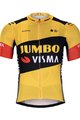 BONAVELO Cyklistický dres s krátkym rukávom - JUMBO-VISMA 2020 - žltá/čierna