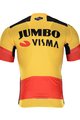 BONAVELO Cyklistický dres s krátkym rukávom - JUMBO-VISMA 2020 - žltá/čierna