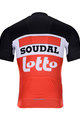 BONAVELO Cyklistický dres s krátkym rukávom - LOTTO SOUDAL 2020 - čierna/červená