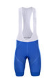 BONAVELO Cyklistické nohavice krátke s trakmi - QUICKSTEP 2020 - modrá