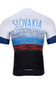 BONAVELO Cyklistický dres s krátkym rukávom - SLOVAKIA - červená/biela/čierna/modrá