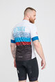 BONAVELO Cyklistický dres s krátkym rukávom - SLOVAKIA - biela/červená/modrá/čierna