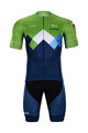 BONAVELO Cyklistický krátky dres a krátke nohavice - SLOVENIA - modrá/zelená