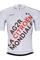 BONAVELO Cyklistický dres s krátkym rukávom - AG2R CITROËN 2022  - biela