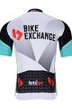 BONAVELO Cyklistický krátky dres a krátke nohavice - BIKE EXCHANGE 2021 - čierna/modrá