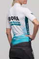 BONAVELO Cyklistický dres s krátkym rukávom - BORA 2021 - biela/čierna/zelená