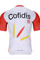 BONAVELO Cyklistický krátky dres a krátke nohavice - COFIDIS 2021 - čierna/biela/červená