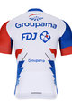 BONAVELO Cyklistický krátky dres a krátke nohavice - GROUPAMA FDJ 2021 - červená/modrá/biela