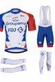BONAVELO Cyklistický mega set - GROUPAMA FDJ 2021 - biela/modrá/červená