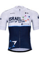 BONAVELO Cyklistický dres s krátkym rukávom - ISRAEL 2021 - modrá/biela