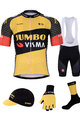 BONAVELO Cyklistický mega set - JUMBO-VISMA 2022 - žltá/čierna