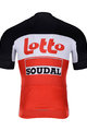 BONAVELO Cyklistický dres s krátkym rukávom - LOTTO SOUDAL 2022 - čierna/červená