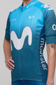 BONAVELO Cyklistický dres s krátkym rukávom - MOVISTAR 2021 - modrá
