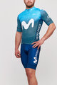 BONAVELO Cyklistický dres s krátkym rukávom - MOVISTAR 2021 - modrá