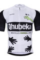 BONAVELO Cyklistický krátky dres a krátke nohavice - QHUBEKA ASSOS 2021 - svetlo zelená/biela