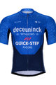 BONAVELO Cyklistický dres s krátkym rukávom - QUICKSTEP 2021 - modrá/biela