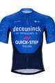 BONAVELO Cyklistický dres s krátkym rukávom - QUICKSTEP 2021 - modrá/biela