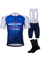 BONAVELO Cyklistický mega set - QUICKSTEP 2022 - biela/modrá