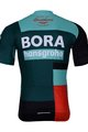 BONAVELO Cyklistický dres s krátkym rukávom - BORA 2022 - čierna/červená/zelená