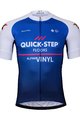 BONAVELO Cyklistický dres s krátkym rukávom - QUICKSTEP 2022 - biela/modrá
