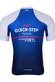 BONAVELO Cyklistický dres s krátkym rukávom - QUICKSTEP 2022 - biela/modrá