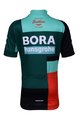 BONAVELO Cyklistický dres s krátkym rukávom - BORA 2022 KIDS - zelená/čierna/červená
