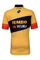 BONAVELO Cyklistický dres s krátkym rukávom - JUMBO-VISMA '22 KIDS - čierna/žltá