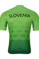 BONAVELO Cyklistický krátky dres a krátke nohavice - SLOVENIA 2022 - modrá/zelená