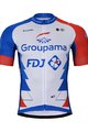 BONAVELO Cyklistický dres s krátkym rukávom - GROUPAMA FDJ 2022 - červená/biela/modrá