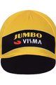 BONAVELO Cyklistická čiapka - JUMBO-VISMA 2022 - čierna/žltá