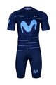 BONAVELO Cyklistický krátky dres a krátke nohavice - MOVISTAR 2022 - modrá/biela