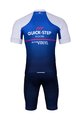 BONAVELO Cyklistický krátky dres a krátke nohavice - QUICKSTEP 2022 - modrá/biela