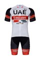 BONAVELO Cyklistický krátky dres a krátke nohavice - UAE 2022 - biela/čierna
