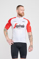 BONAVELO Cyklistický dres s krátkym rukávom - TREK 2024 - biela/čierna/červená