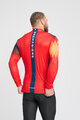 BONAVELO Cyklistický dres s dlhým rukávom zimný - INEOS 2024 WINTER - modrá/červená