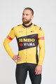BONAVELO Cyklistický dres s dlhým rukávom zimný - JUMBO-VISMA 2023 WNT - čierna/žltá