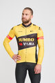 BONAVELO Cyklistický dres s dlhým rukávom zimný - JUMBO-VISMA 2025 WNT - žltá/čierna